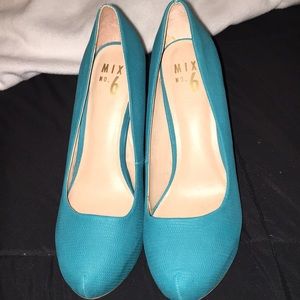 Turquoise Heels